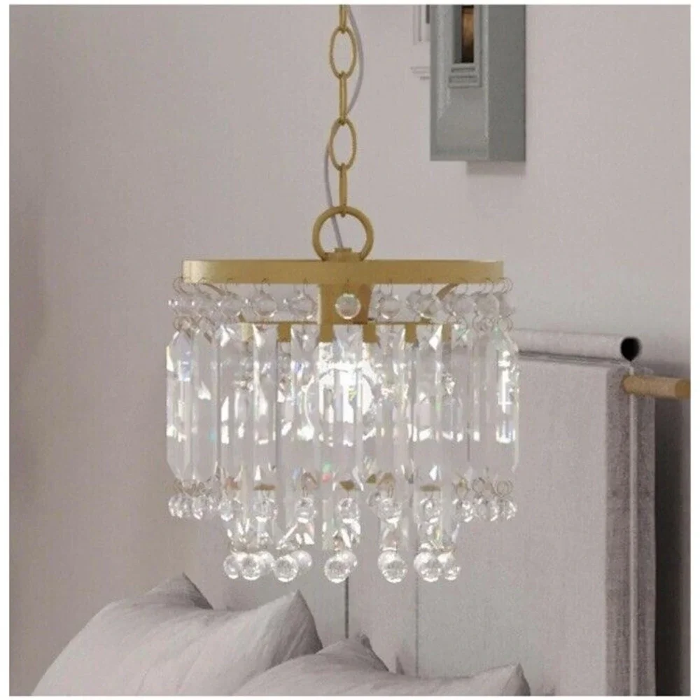 (New) Avec Cerise Collection Luxery Brushed Gold Pendant‎  Chandelier Light